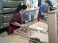 Cutting the pizza with precision